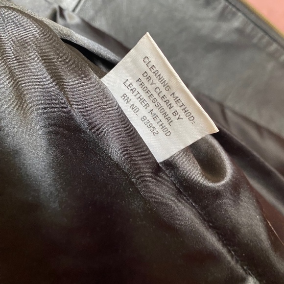 Bagatelle distressed black leather jacket Women’s XL - Picture 6 of 8